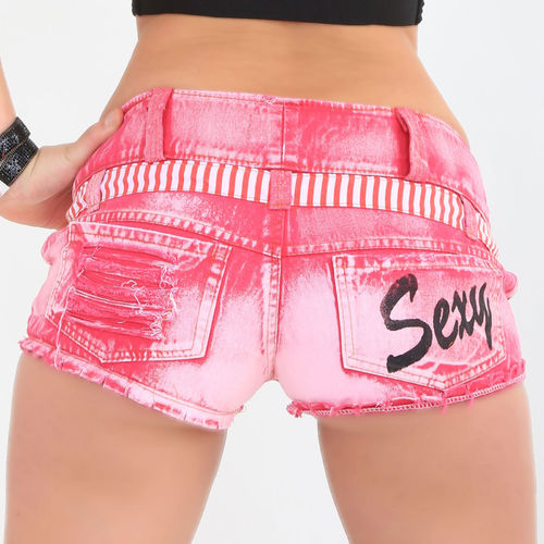 Hotpants SEXY Knack Po Beach Party pink Pants Crazy-Chris