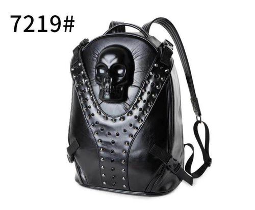 Skull Bag Totenkopf Tasche Unisex Biker Punk RucksackXXL Gothic Fantasy