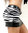 Mini Rock Sexy Skirt inkl. Gürtel Wetlook ANIMAL print Zebra Jupe